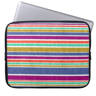 Housse Pour Ordinateur Portable Couleurs rétrospectives Tailles texturées