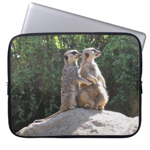 Housse Pour Ordinateur Portable Couple Meerkat sur Coque d'ordinateur portable Roc