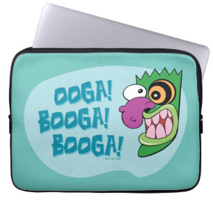 Housse Pour Ordinateur Portable Courage du chien lâché Ooga Booga Booga Booga !