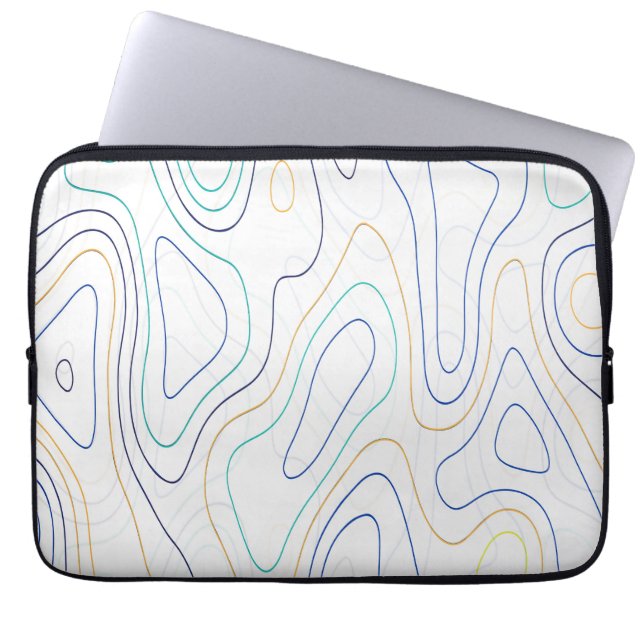 Housse Pour Ordinateur Portable Courbes (Devant)