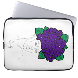 Housse Pour Ordinateur Portable Couronne d'art personnalisée de la fleur de naissa