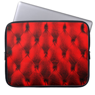 Housse Pour Ordinateur Portable Coussin rembourré, coussin rembourré rouge Vintage