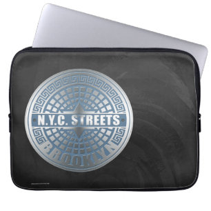 Housse Pour Ordinateur Portable Couvercle de regard Brooklyn Blue