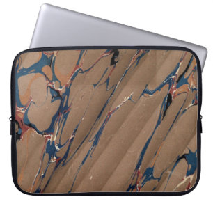 Housse Pour Ordinateur Portable Couvercle en papier marbré victorien coloré