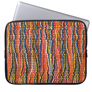 Housse Pour Ordinateur Portable Couvercle en papier marbré victorien coloré