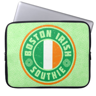 Housse Pour Ordinateur Portable Couverture d'ordinateur portable Boston Irish Amer