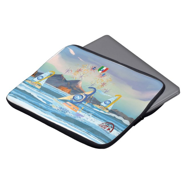 Housse Pour Ordinateur Portable Couverture par tablette commémororativa scudetto N (Devant haut)