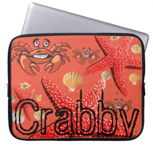 Housse Pour Ordinateur Portable Crabe à manches d'ordinateur portable, orange de s