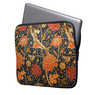 Housse Pour Ordinateur Portable Cray, un beau design William Morris,