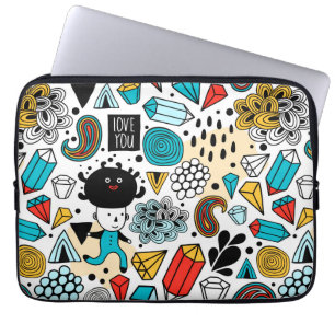 Housse Pour Ordinateur Portable Crazy head