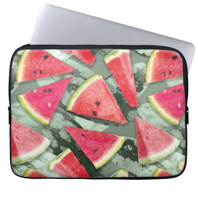 Housse Pour Ordinateur Portable Création du Motif de pastèque 4 (Devant)