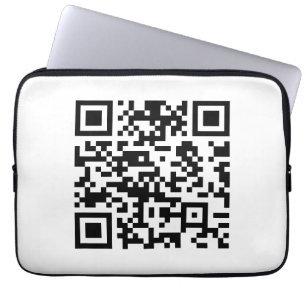 Housse Pour Ordinateur Portable Création instantanée de code QR (en entrant votre