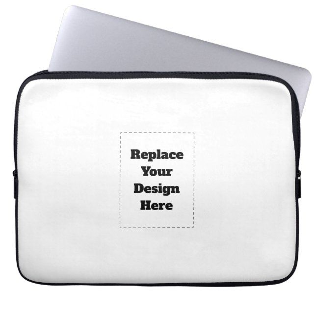 Housse Pour Ordinateur Portable Créez votre propre blanc  (Devant)