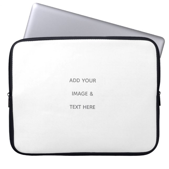 Housse Pour Ordinateur Portable Créez votre propre blanc  (Devant)