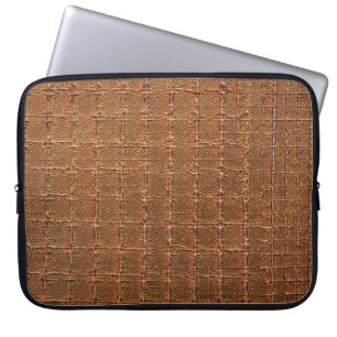 Housse Pour Ordinateur Portable Crocodile Brown foncé Design de la texture en cuir