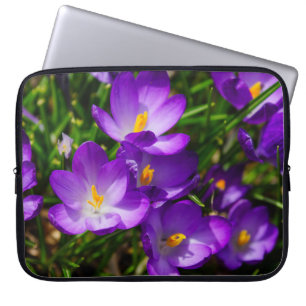 Housse Pour Ordinateur Portable Crocus Lilac