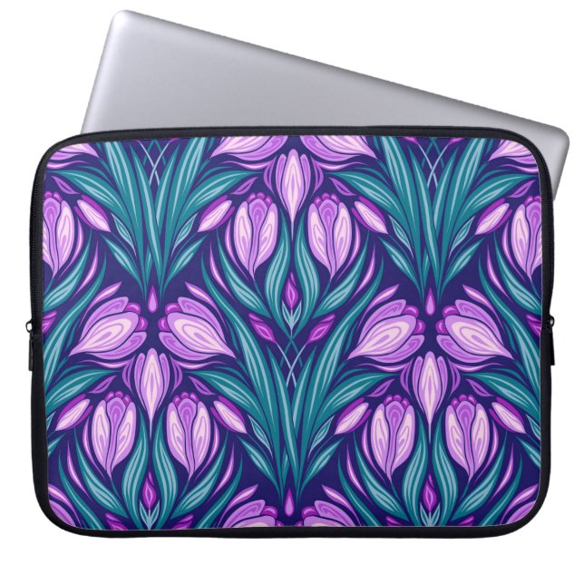 Housse Pour Ordinateur Portable Crocus printaniers (Devant)