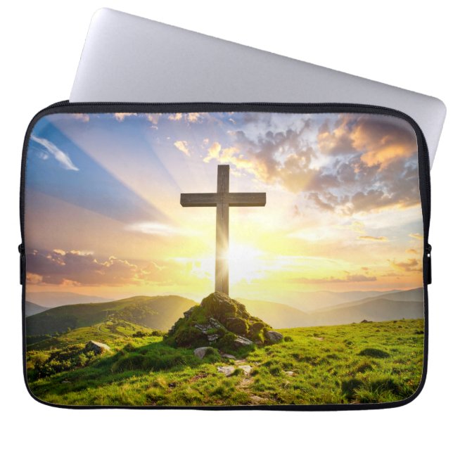 Housse Pour Ordinateur Portable Croix (Devant)