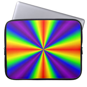 Housse Pour Ordinateur Portable Croix arc-en-ciel