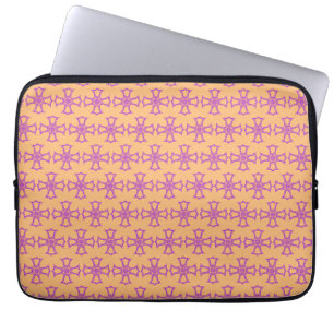 Housse Pour Ordinateur Portable Croix chrétienne rose Art moderne esthétique