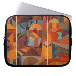 Housse Pour Ordinateur Portable Cubisme Abstrait coloré Klee Temple Gardens