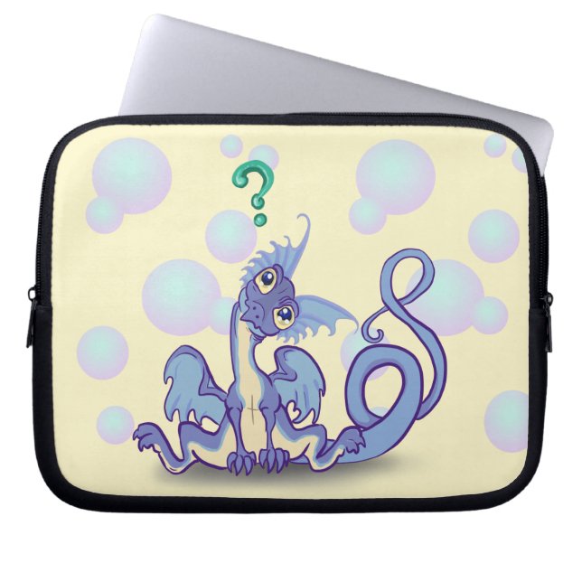Housse Pour Ordinateur Portable Curieux lil Dragon~ (Devant)