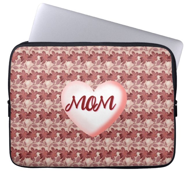 Housse Pour Ordinateur Portable Custom and personalized floral gift for Mom (Devant)