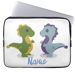 Housse Pour Ordinateur Portable Cute Dinosaur Paire Thunder_Cove