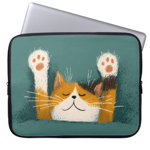 Housse Pour Ordinateur Portable Cute Drôle Chat Nap