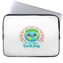 Cute Earth Day Electronics Bag