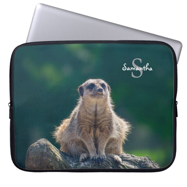Housse Pour Ordinateur Portable Cute Little Meerkat (Devant)