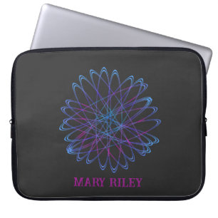 Housse Pour Ordinateur Portable Cute Moderne Votre Nom Portable Coloré Sleeve
