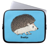 Cute prickly hedgehog cartoon