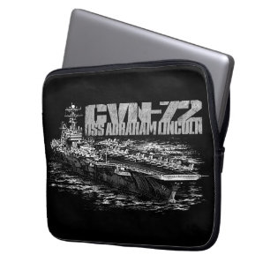 Housse Pour Ordinateur Portable CVN-72 Abraham Lincoln Manche Ordinateur Portable