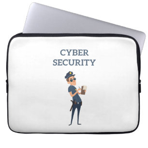 Housse Pour Ordinateur Portable Cyber sécurité : la police Cool contre la patrouil