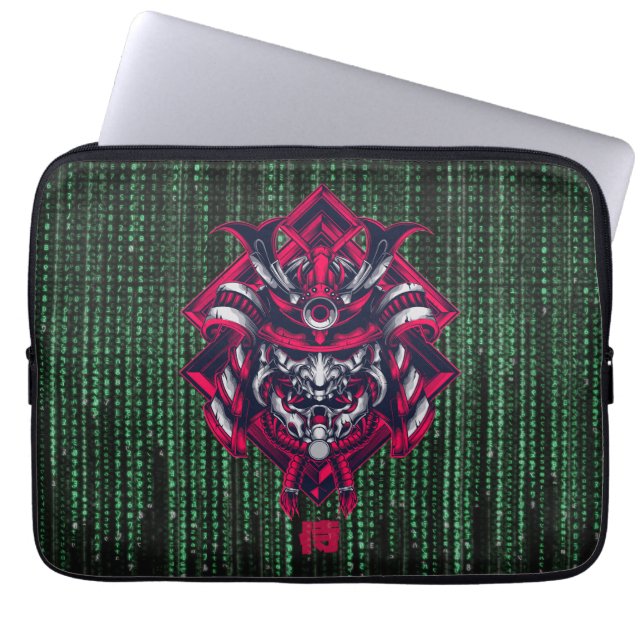 Housse Pour Ordinateur Portable Cyberpunk Oni Matrix Laptop Sleeve (Devant)
