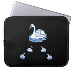 Housse Pour Ordinateur Portable Cygne à manches pour ordinateur portable