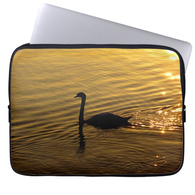 Housse Pour Ordinateur Portable Cygne d'or (Devant)