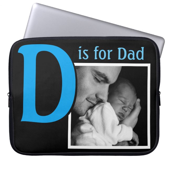 Housse Pour Ordinateur Portable D est pour papa (Devant)