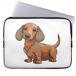 Housse Pour Ordinateur Portable Dachshund Chien mignonne