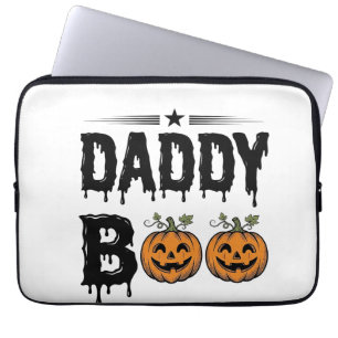 Housse Pour Ordinateur Portable Daddy Boo Vintage Halloween Pumpkin Shirt Design_1
