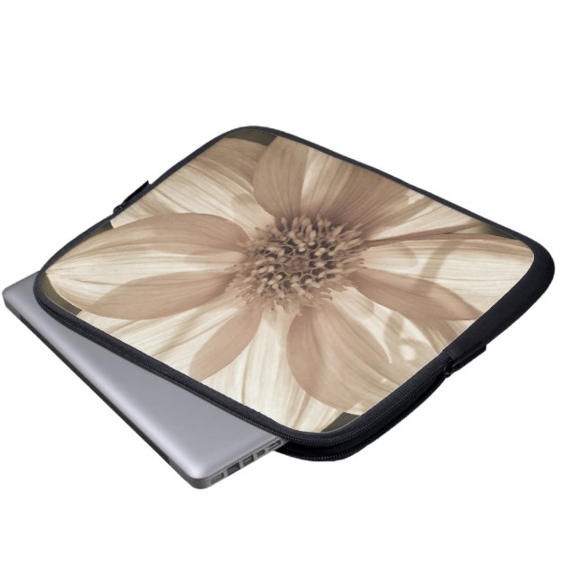 Housse Pour Ordinateur Portable Dahlia ensoleillé (Devant bas)