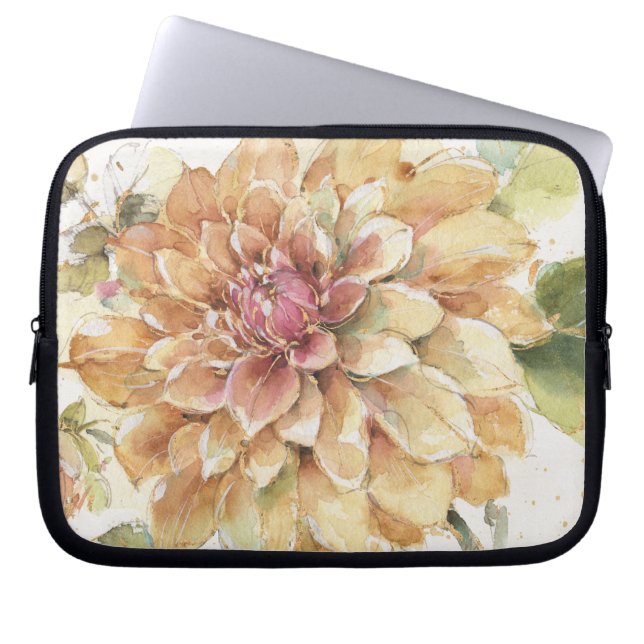 Housse Pour Ordinateur Portable Dahlia orange (Devant)
