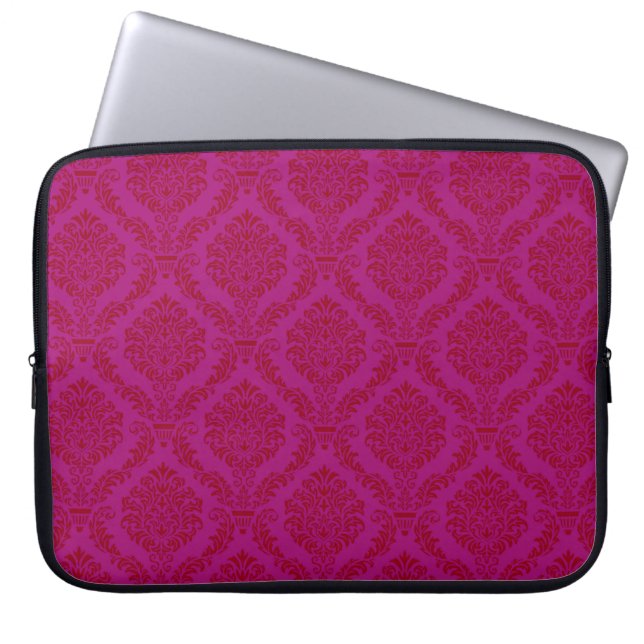 Housse Pour Ordinateur Portable Damas baroque #12 @ Sonoletre (Devant)