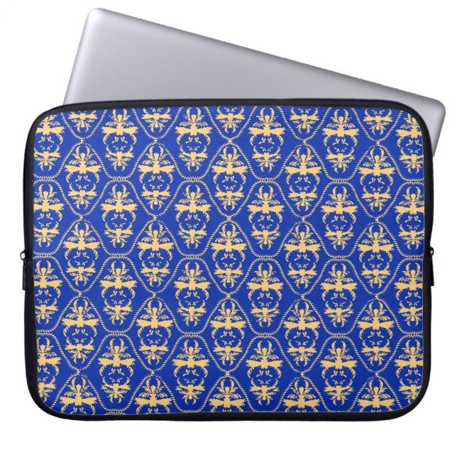 Housse Pour Ordinateur Portable Damas baroque #5 @ Sonoletre (Devant)