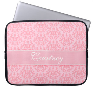 Housse Pour Ordinateur Portable Damask "Kangaroo Paw" nommé coque de portable rose