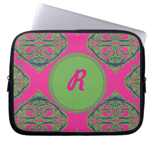 Housse Pour Ordinateur Portable Damassé rose de très bon goût
