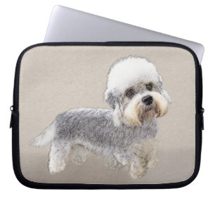 Housse Pour Ordinateur Portable Dandie Dinmont Terrier Peinture Chien Art original
