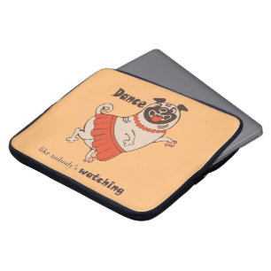 Housse Pour Ordinateur Portable Danse comme personne ne regarde Carlin Girl