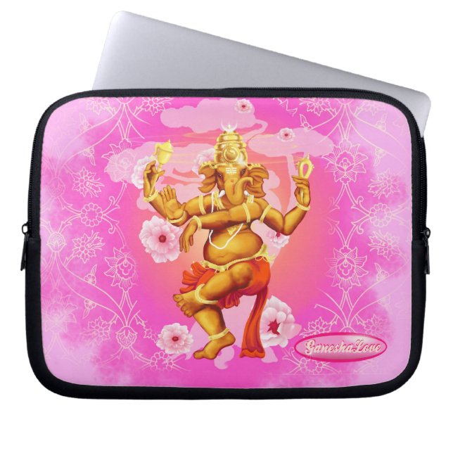 Housse Pour Ordinateur Portable Danse Ganesha (Devant)